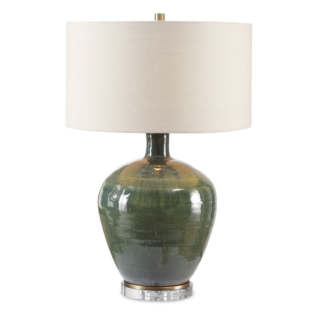 Uttermost Elva Emerald Table Lamp