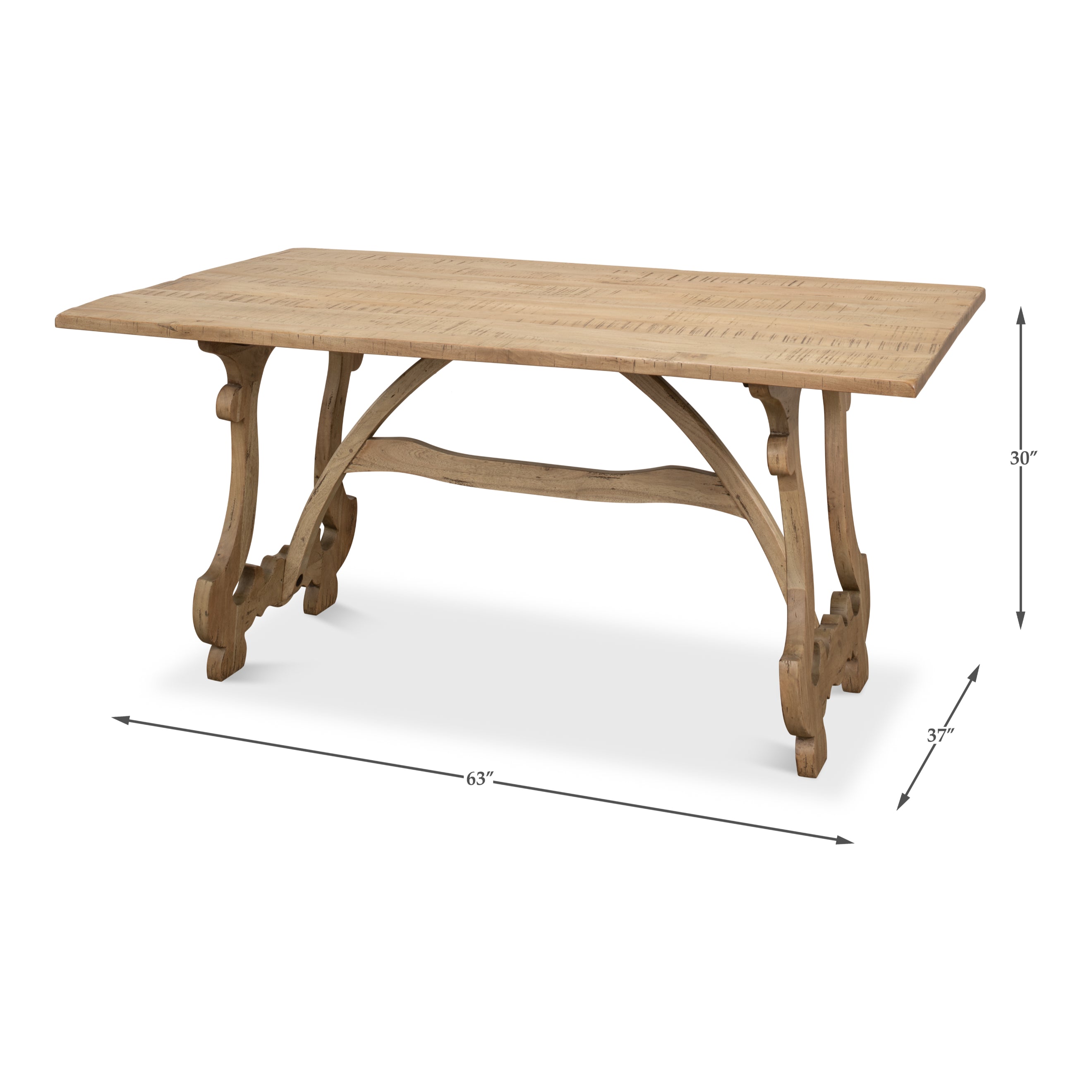 Calambac Dining Table - Driftwood Finish
