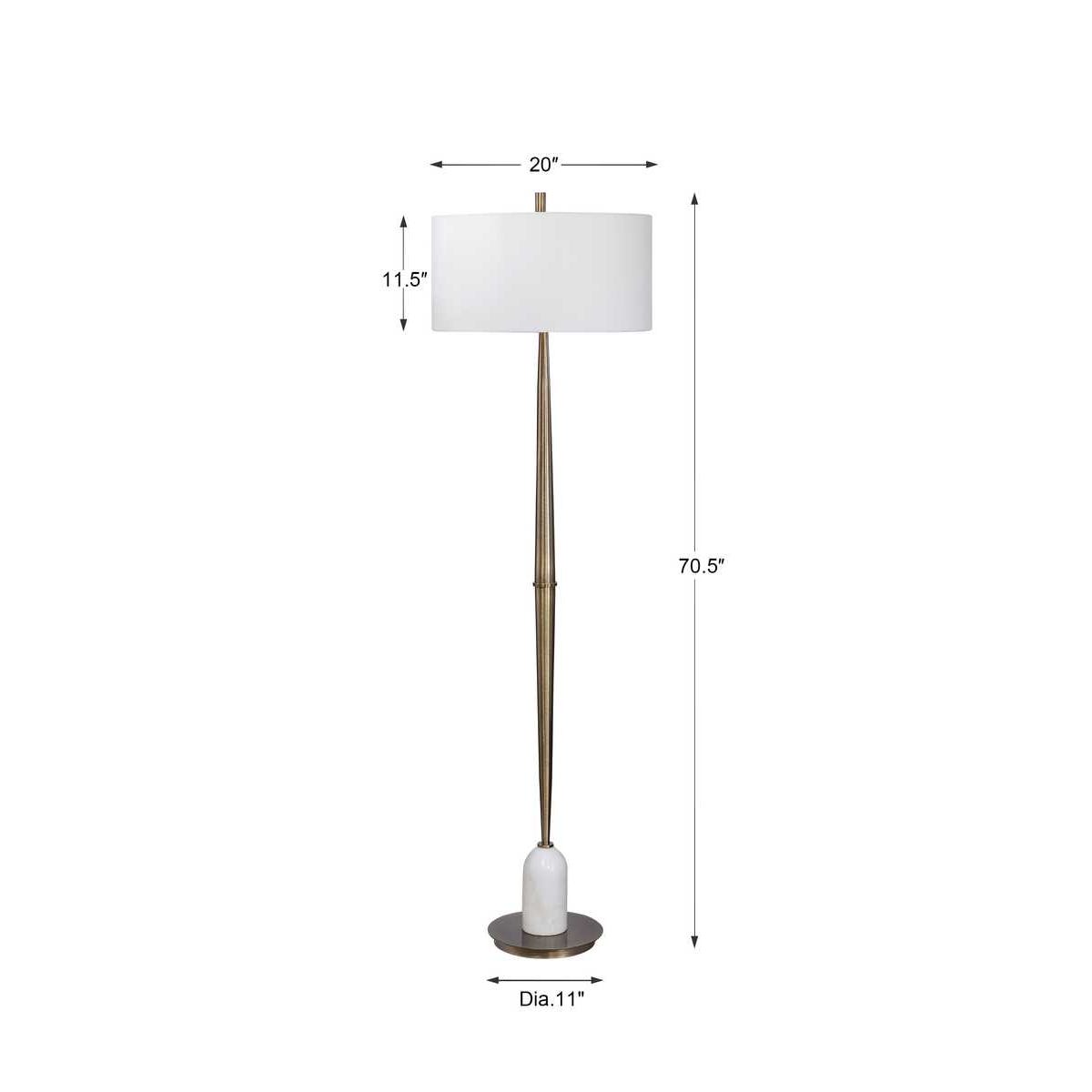 Uttermost Minette Mid-Century Floor Lamp