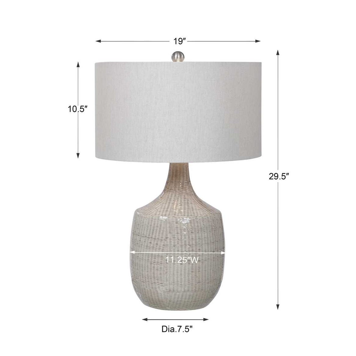Uttermost Felipe Gray Table Lamp