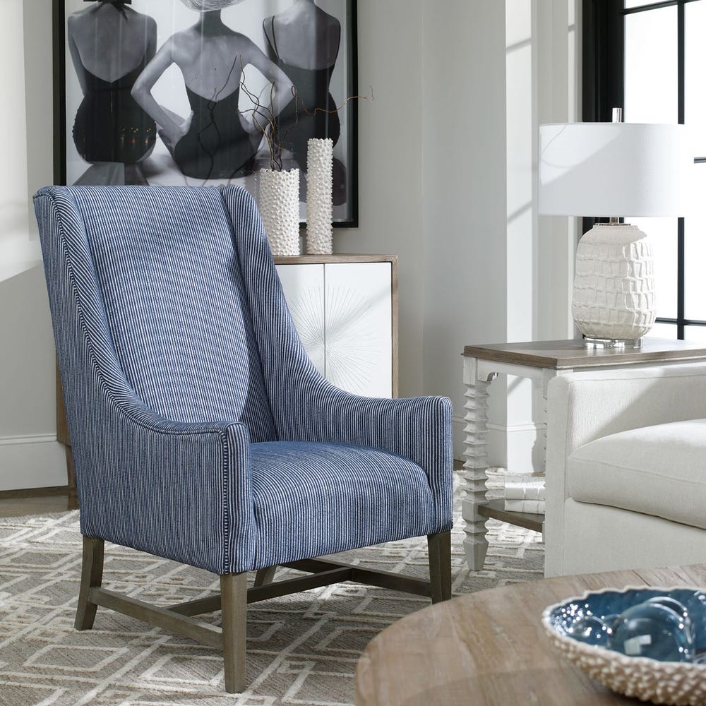 Uttermost Caelina Textured White Table Lamp