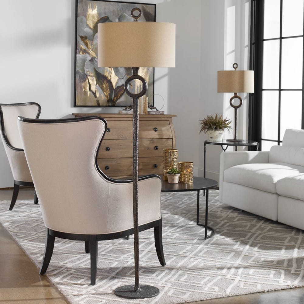 Ferro Cast Iron Floor Lamp by Uttermost