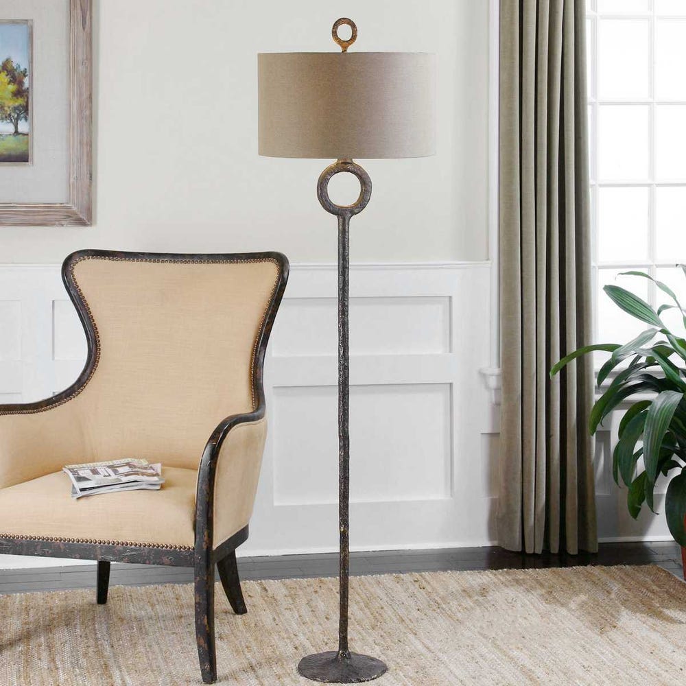 Ferro Cast Iron Floor Lamp by Uttermost