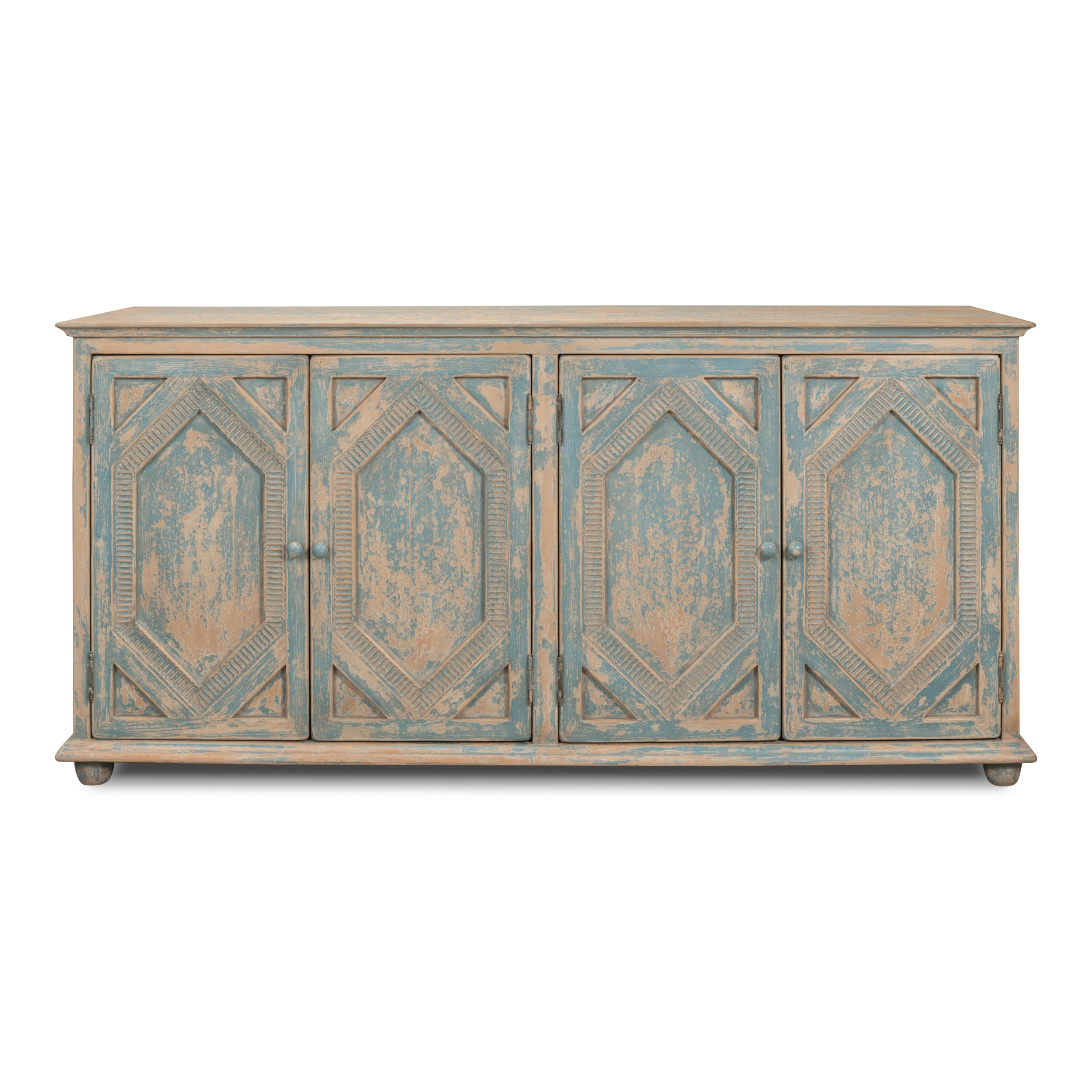 Four Diamonds Sideboard - Blue