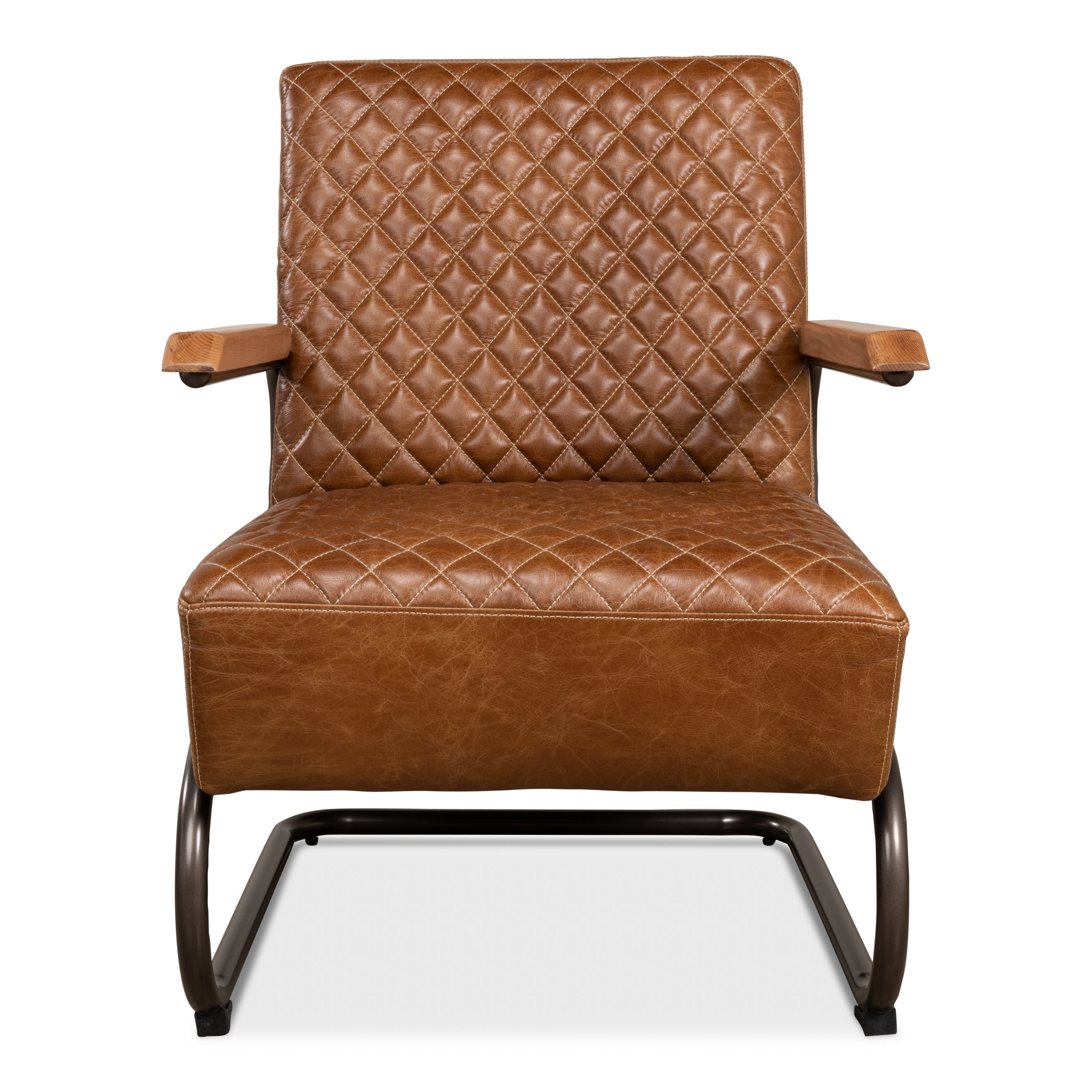 Beverly Hills Chair - Cuba Brown Leather