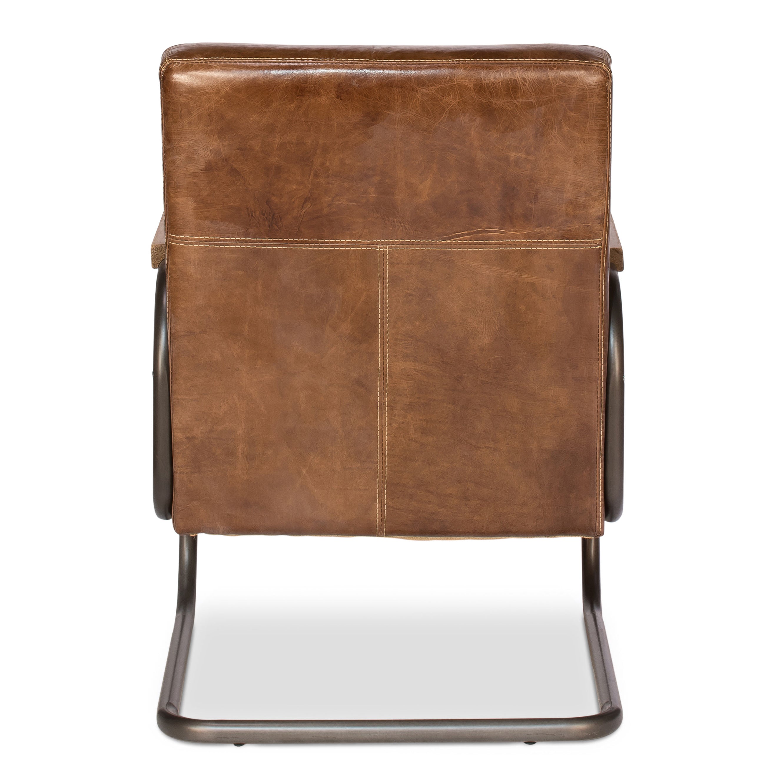 Beverly Hills Chair - Cuba Brown Leather