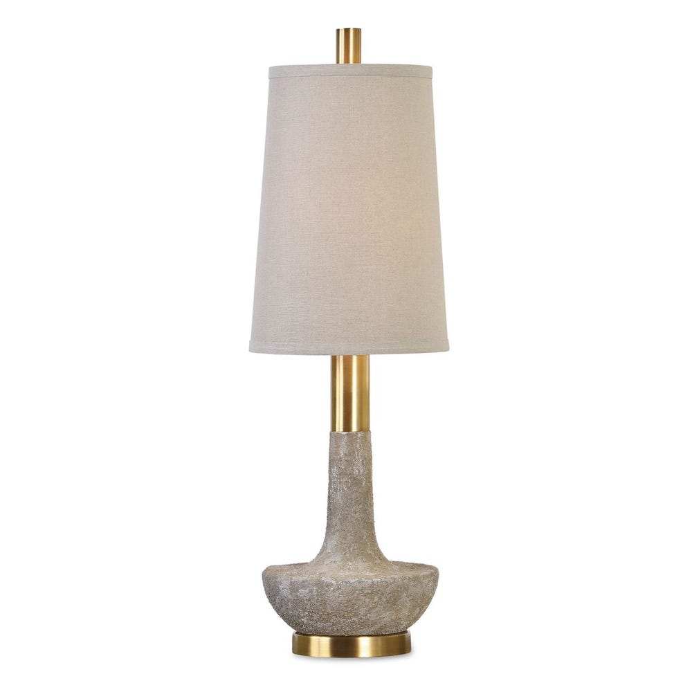 Uttermost Volongo Stone Ivory Buffet Lamp