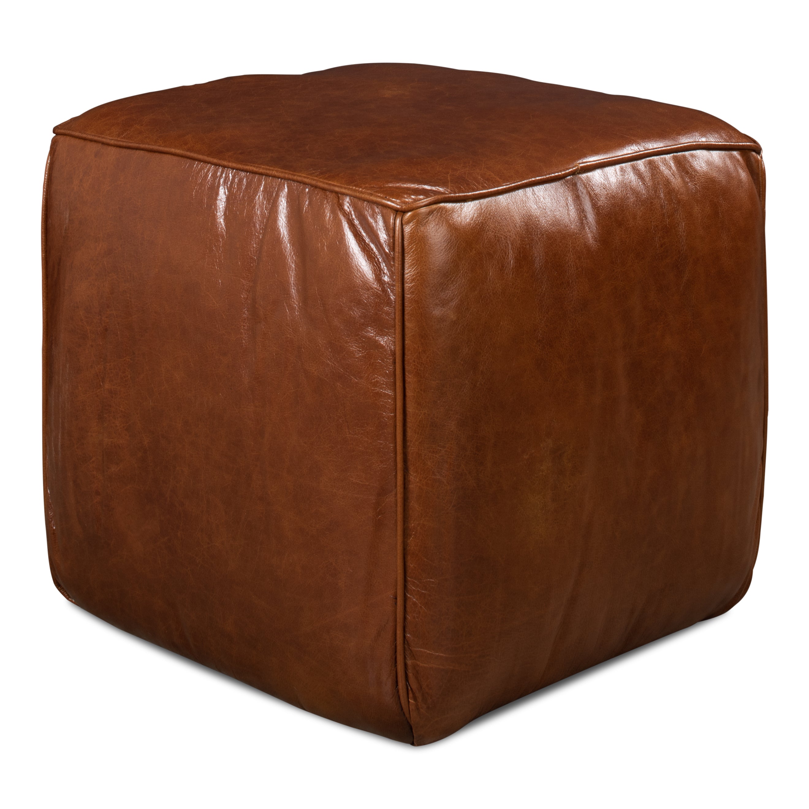 Leather Sitting Cube