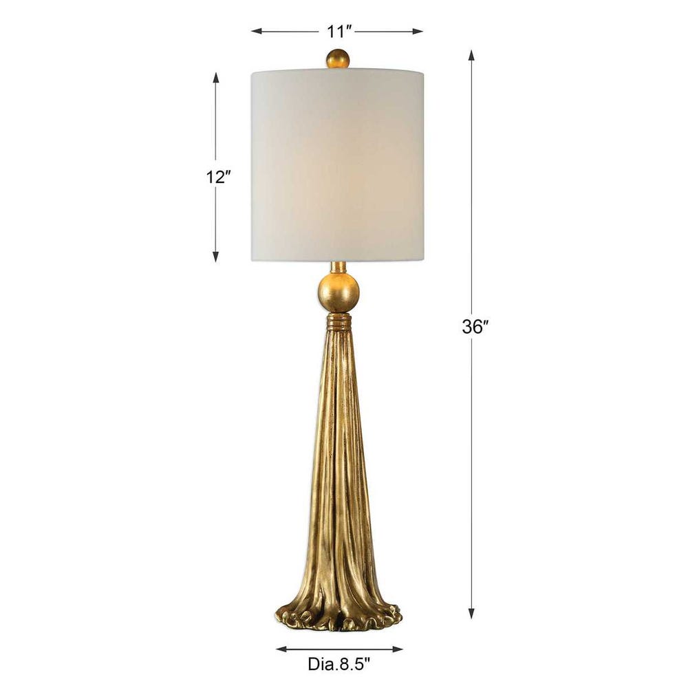 Uttermost Paravani Metallic Gold Lamp