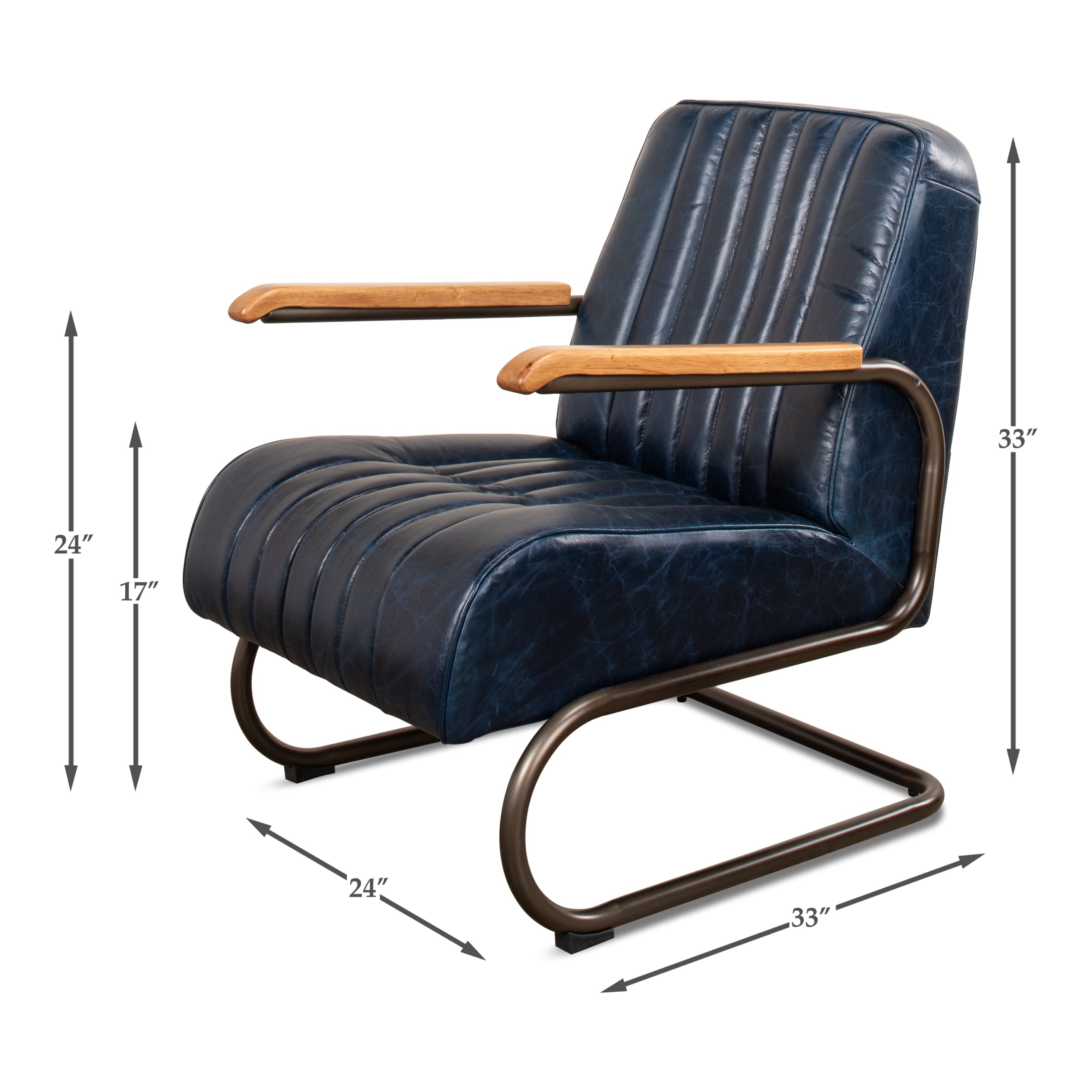 Bel-Air Arm Chair - Blue