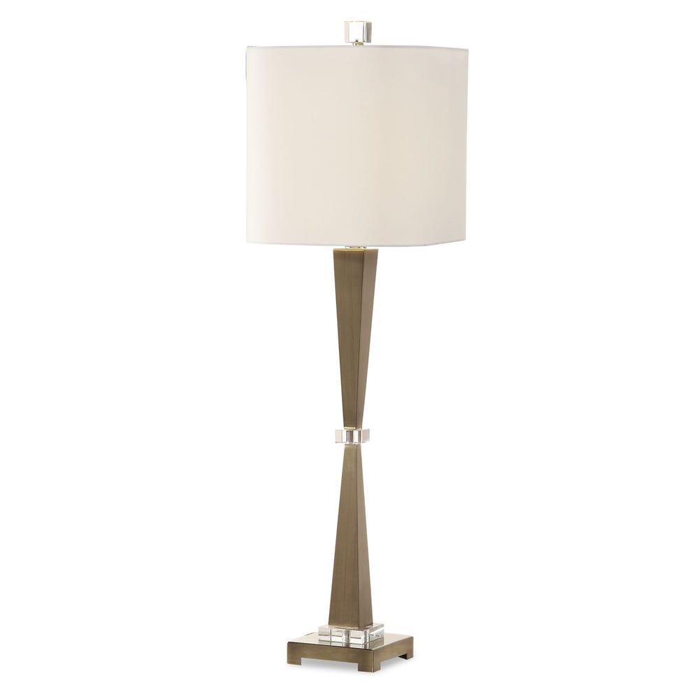 Uttermost Niccolai Antiqued Nickel Lamp