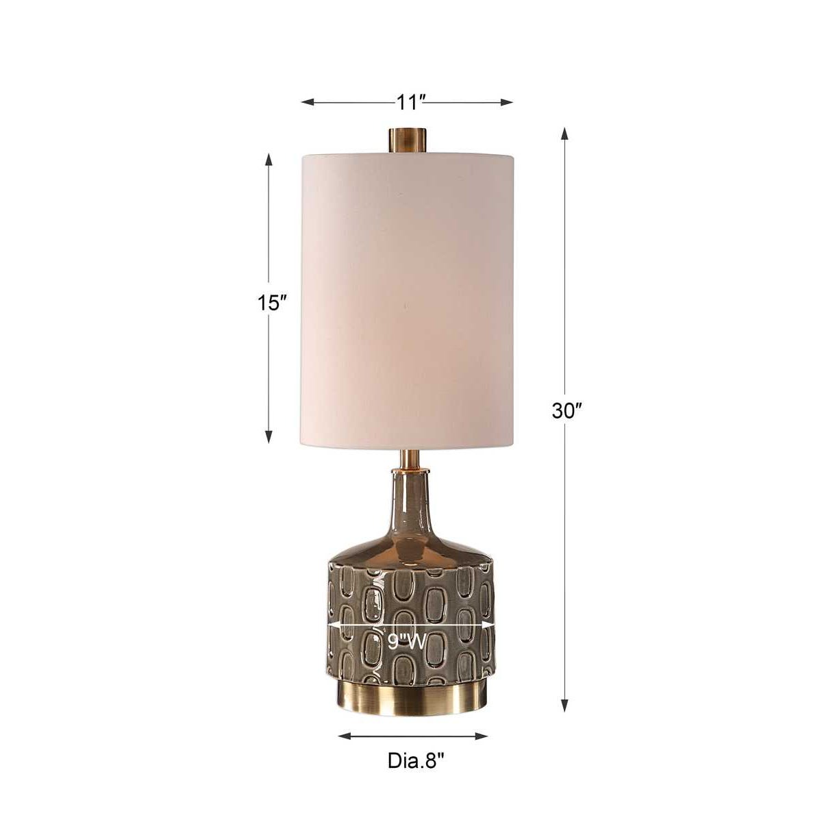 Uttermost Darrin Gray Table Lamp