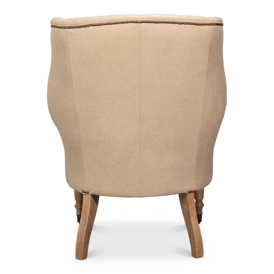 Welsh Cappuccino Leather Chair