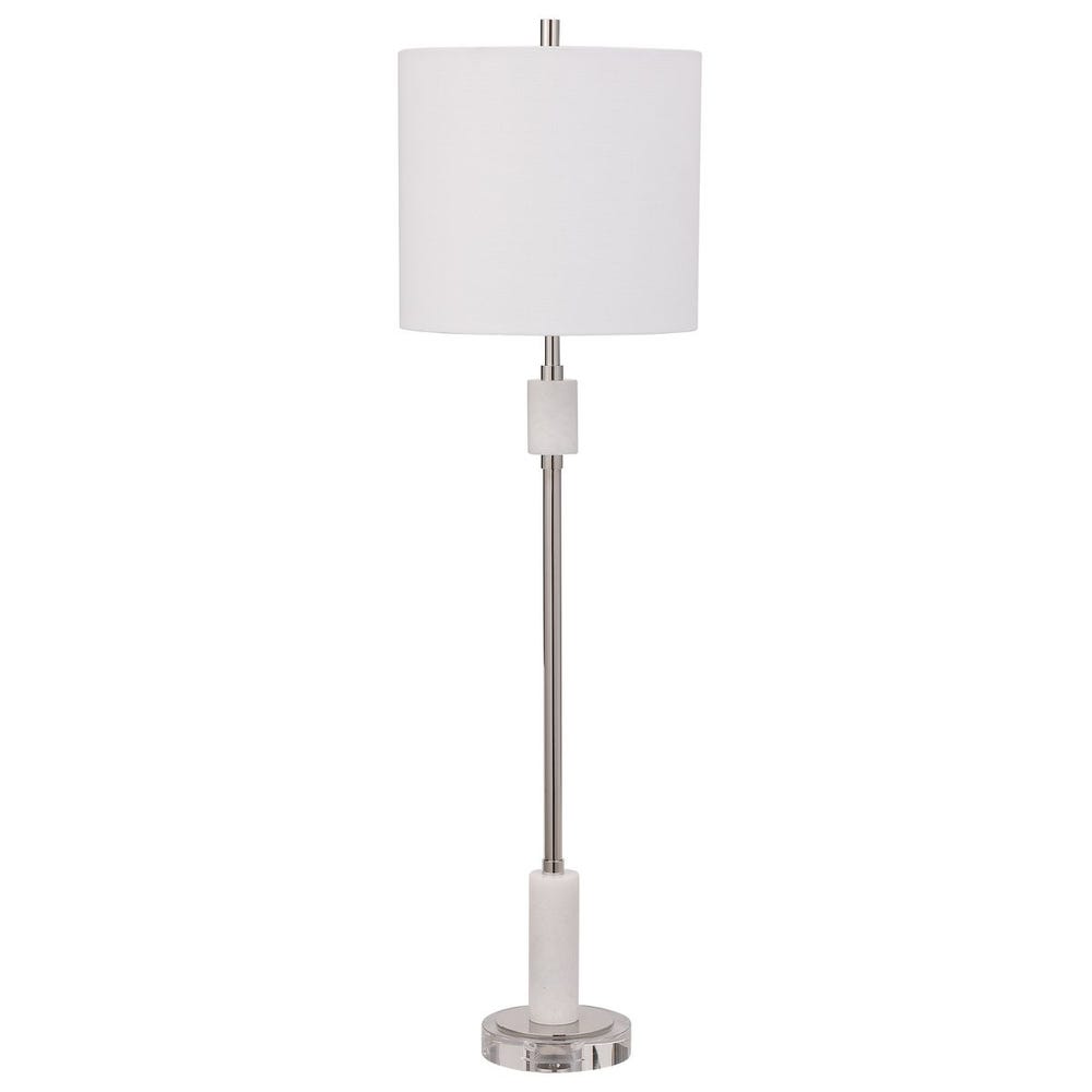 Uttermost Sussex Nickel Buffet Lamp
