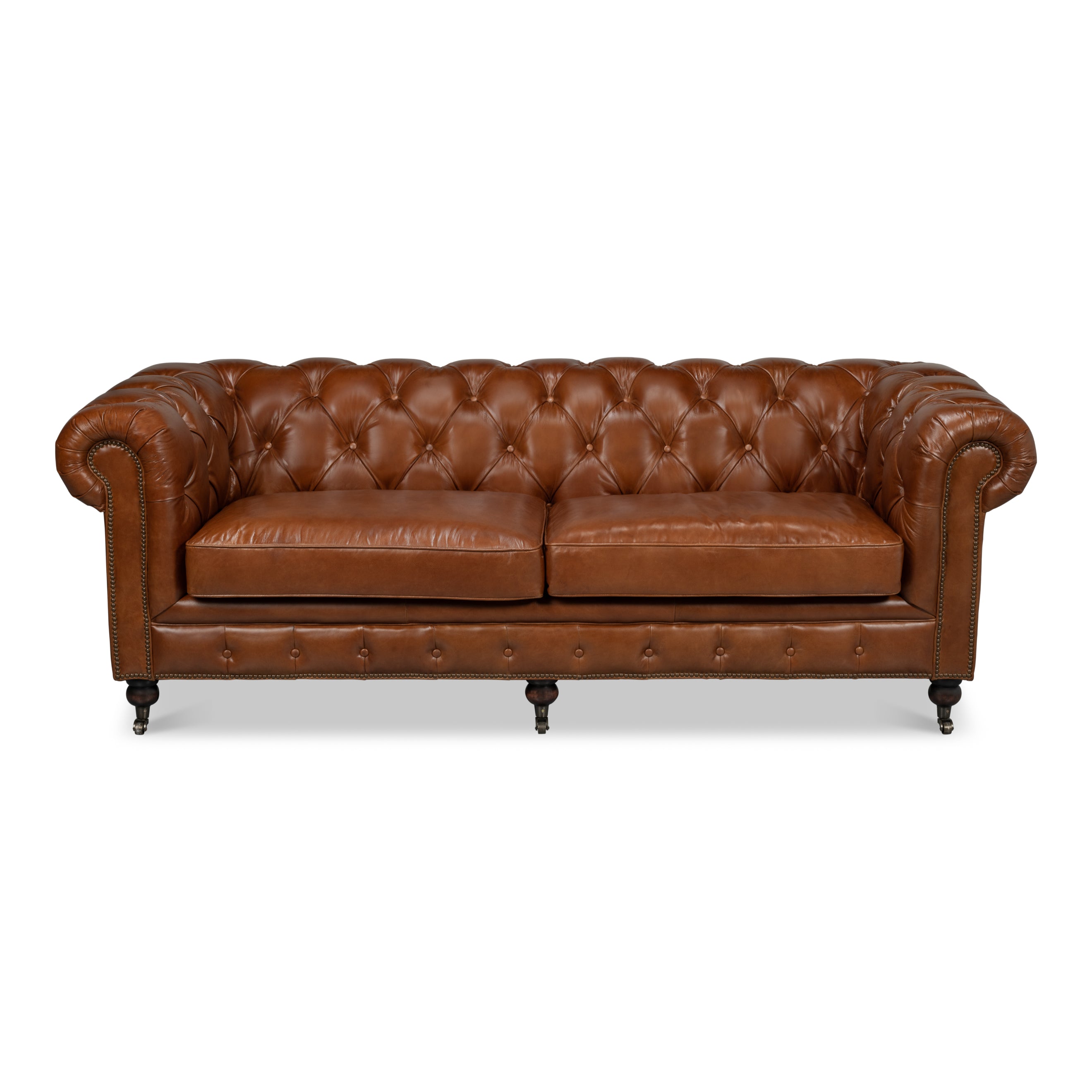 Castered Chesterfield Sofa