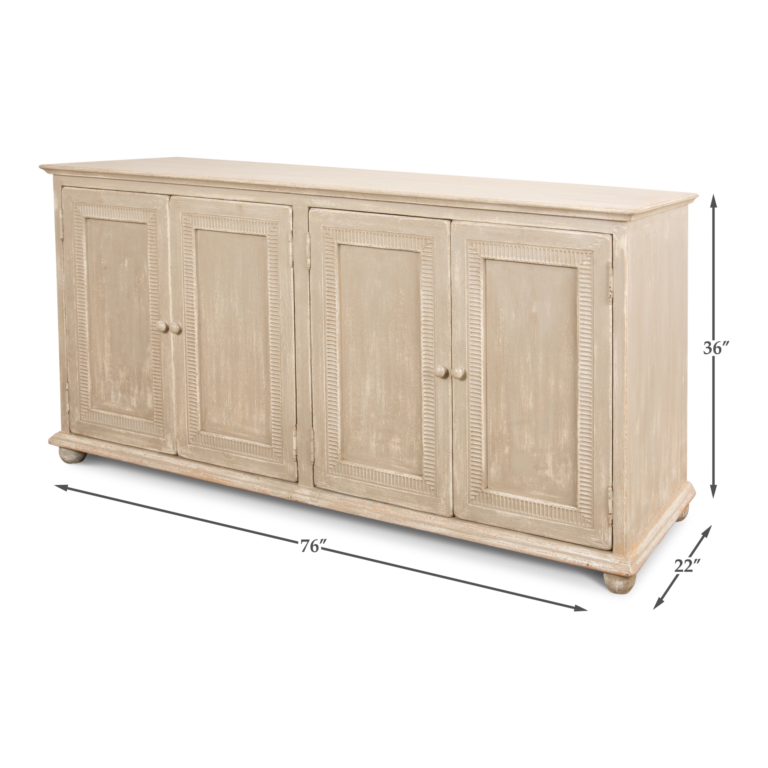 Pie Crust Door Sideboard