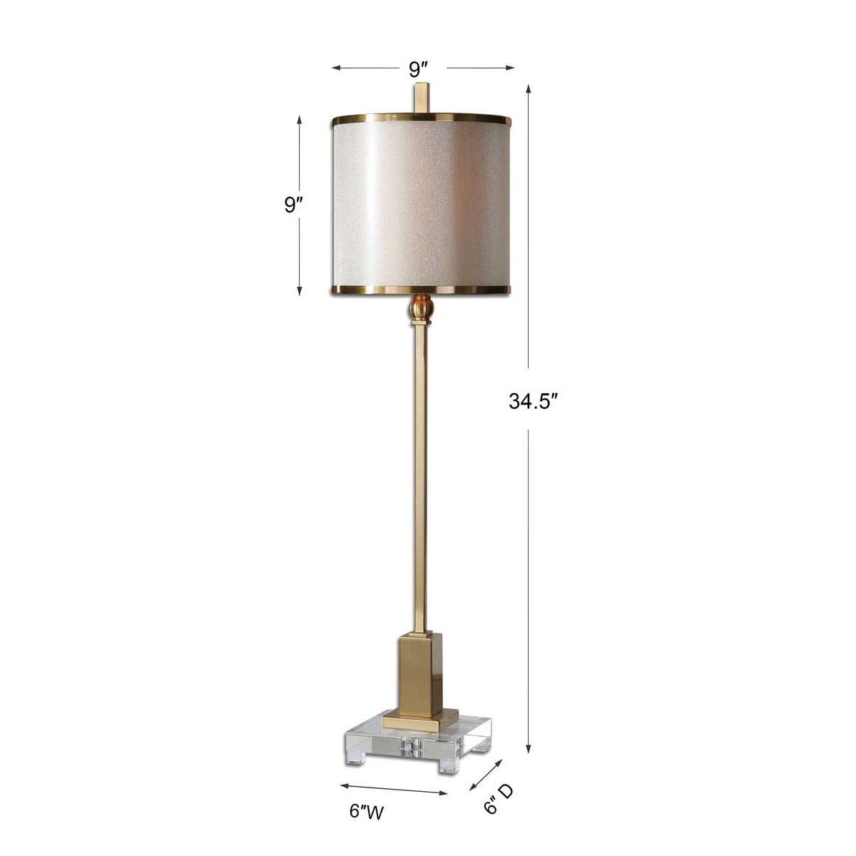 Uttermost Villena Brass Buffet Lamp