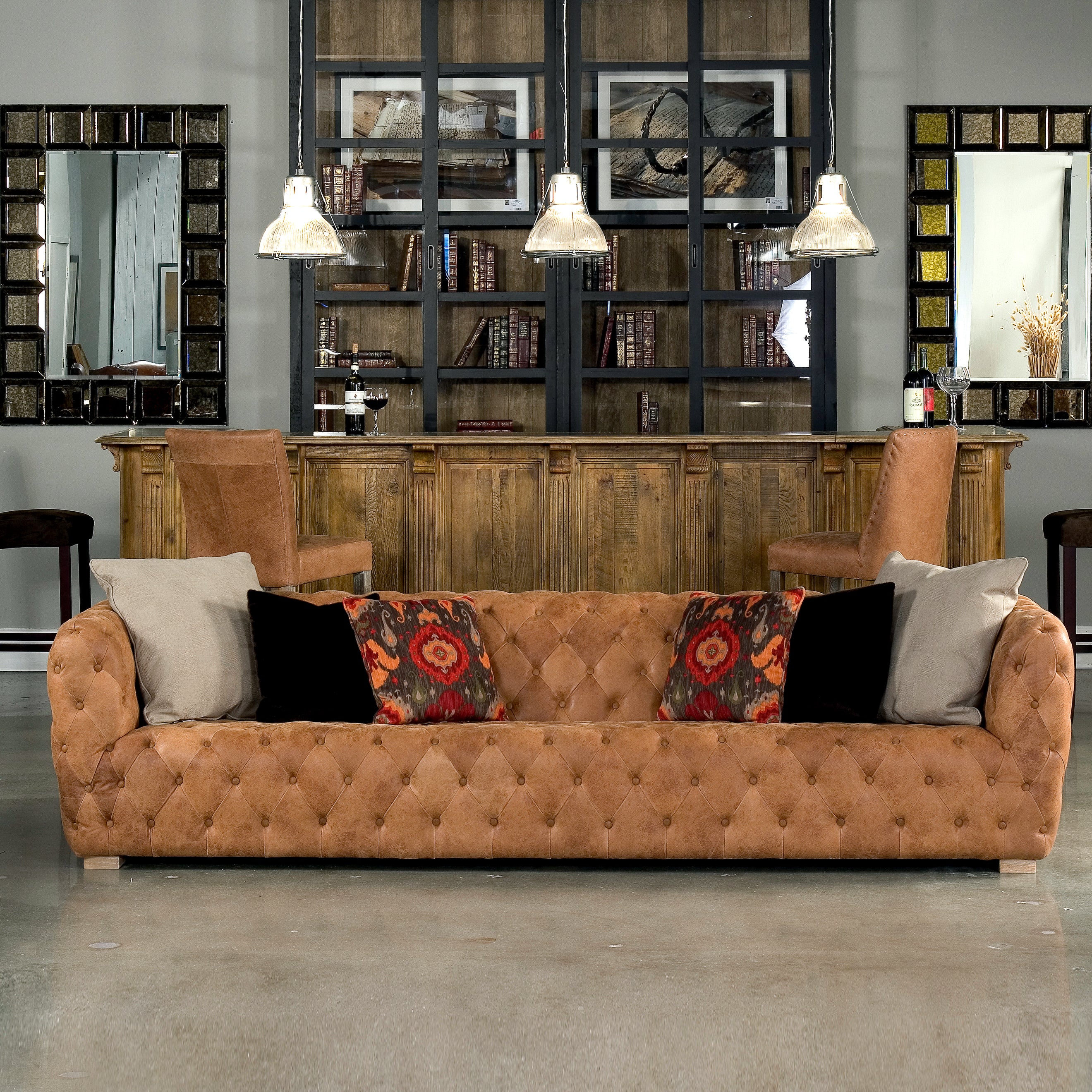 Long Stanley Sofa - Tan