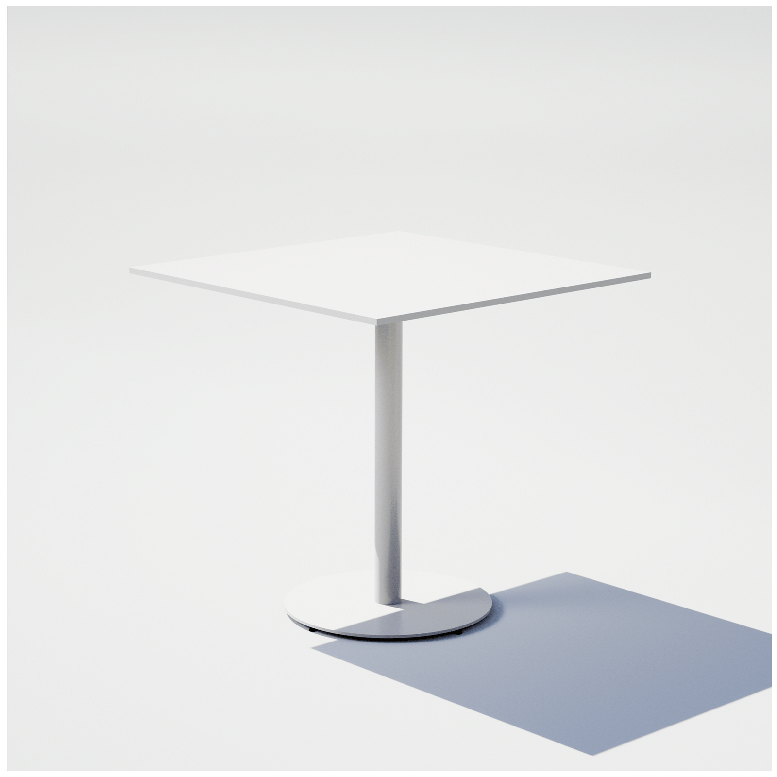 Pedestal Cafe Square Table