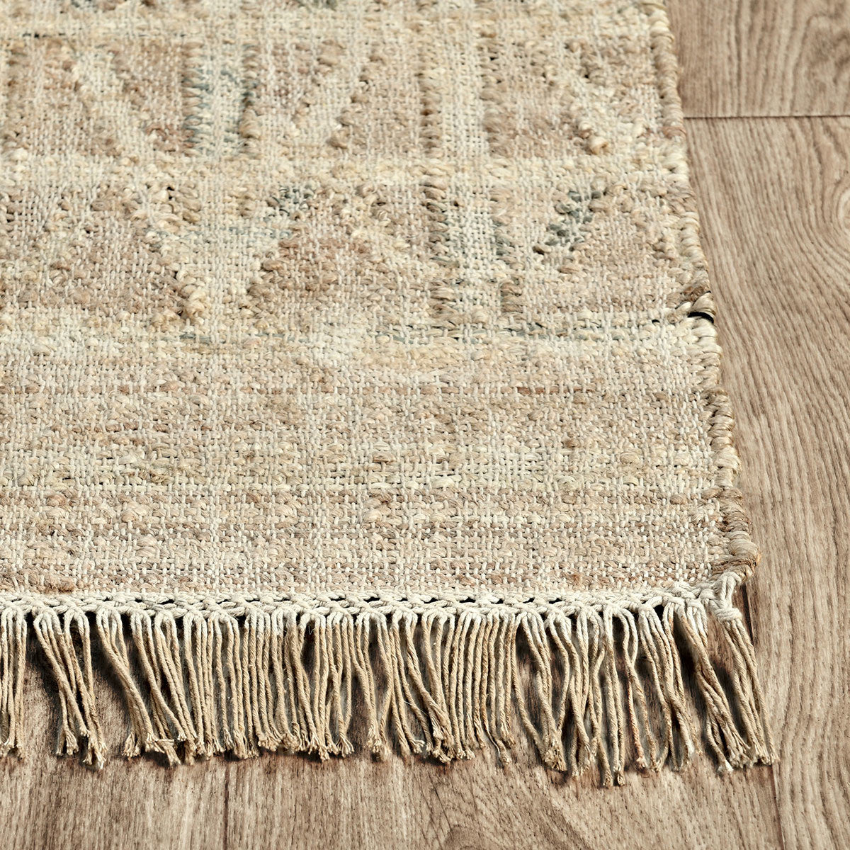 Kingston Distressed Natural Rug by Classic Home