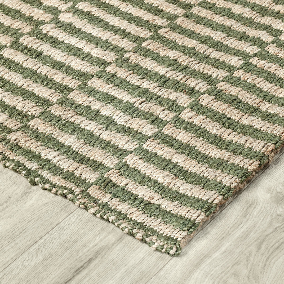 Monterey Jute Green/Natural Rug by Classic Home