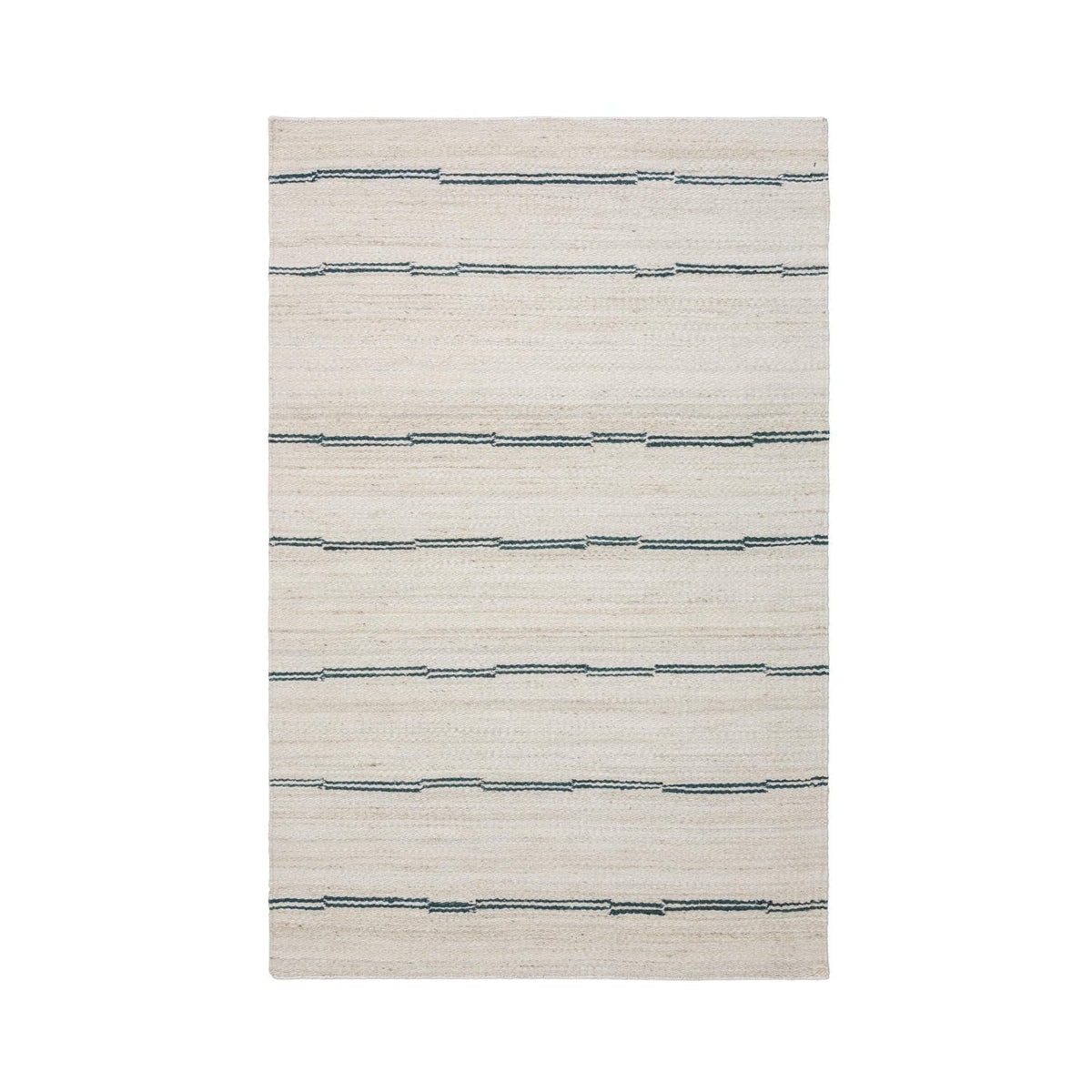 Sunderland Jute Stripe Ivory/Dark Blue Rug by Classic Home