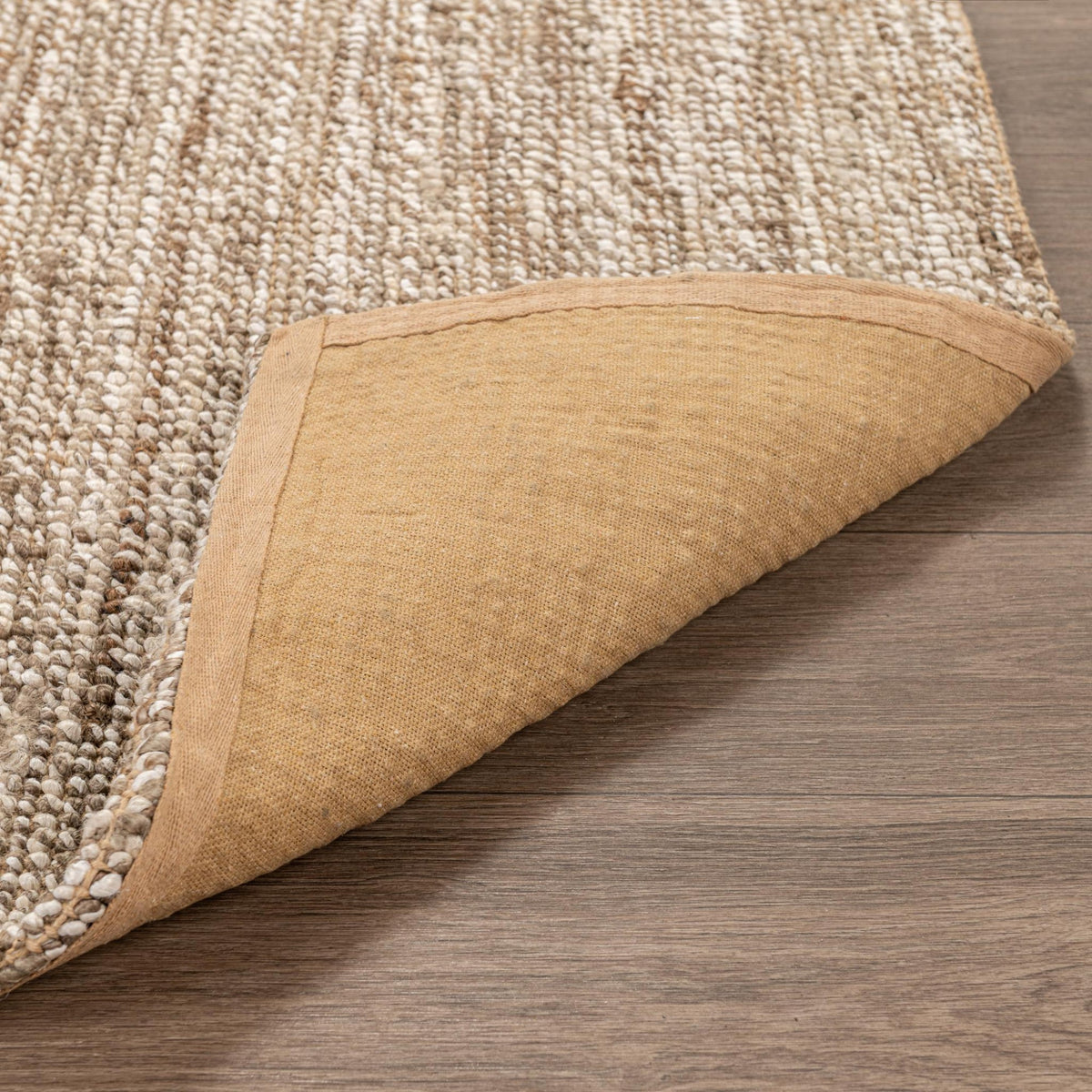 Mini Boucle Silver/Ivory Rug by Classic Home