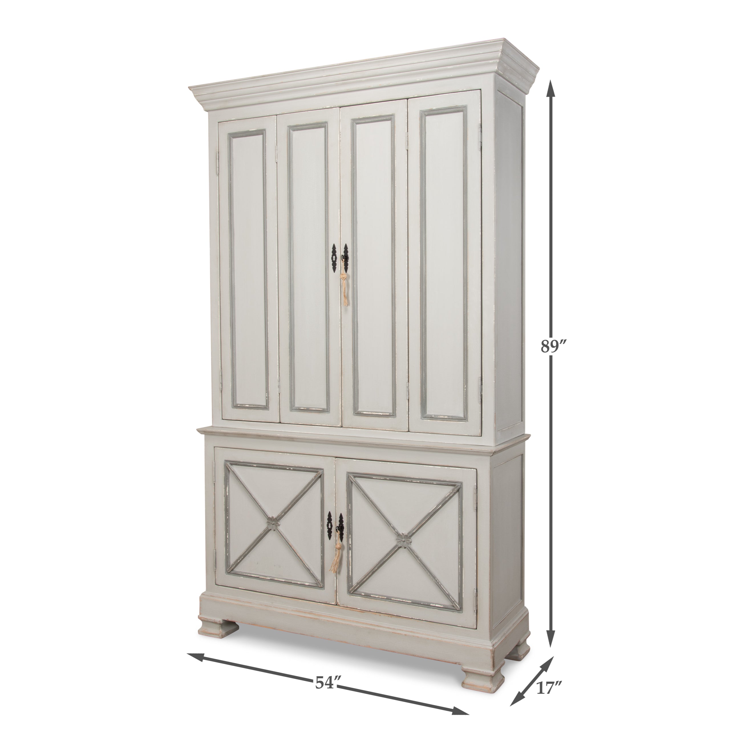 Painted Directoire Style Cupboard