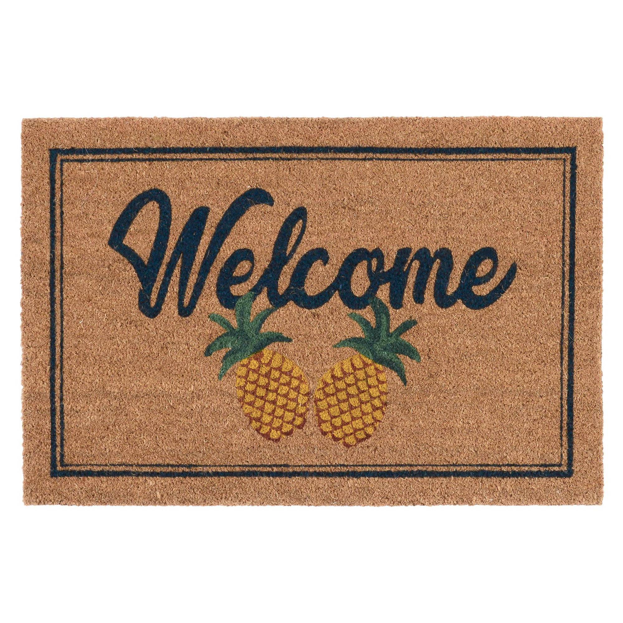 Doormat Two Pineapples