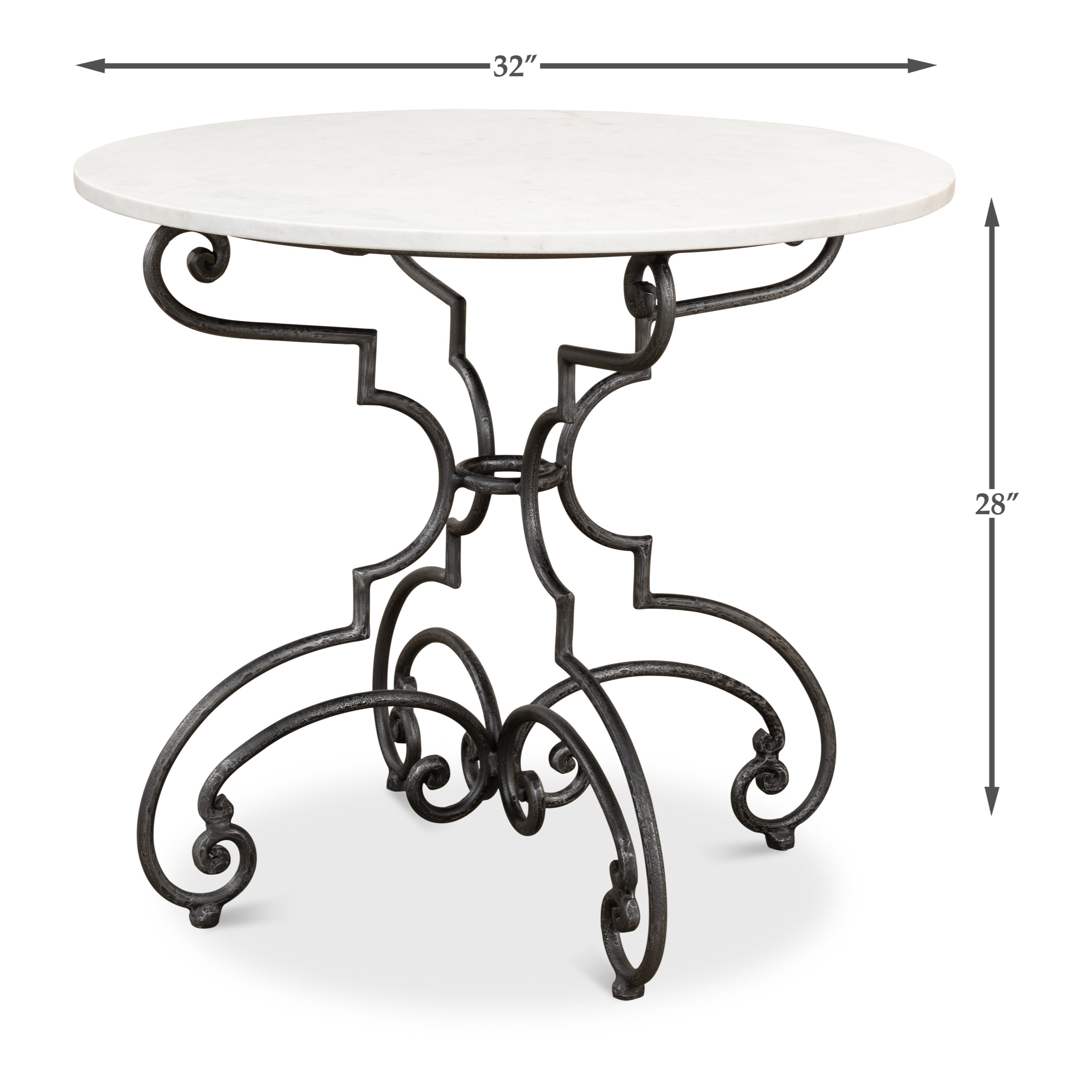 The French Iron and Marble Table