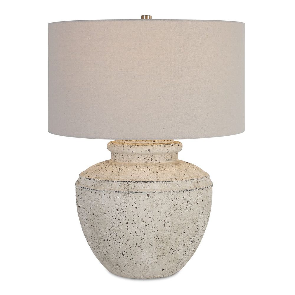Uttermost Artifact Aged Stone Table Lamp