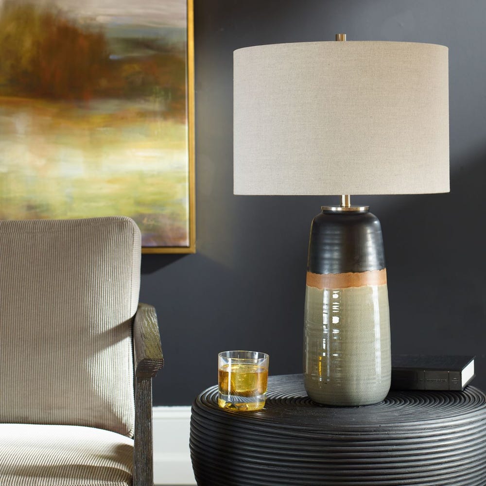 Uttermost Coen Gray Table Lamp