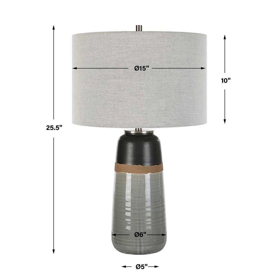 Uttermost Coen Gray Table Lamp