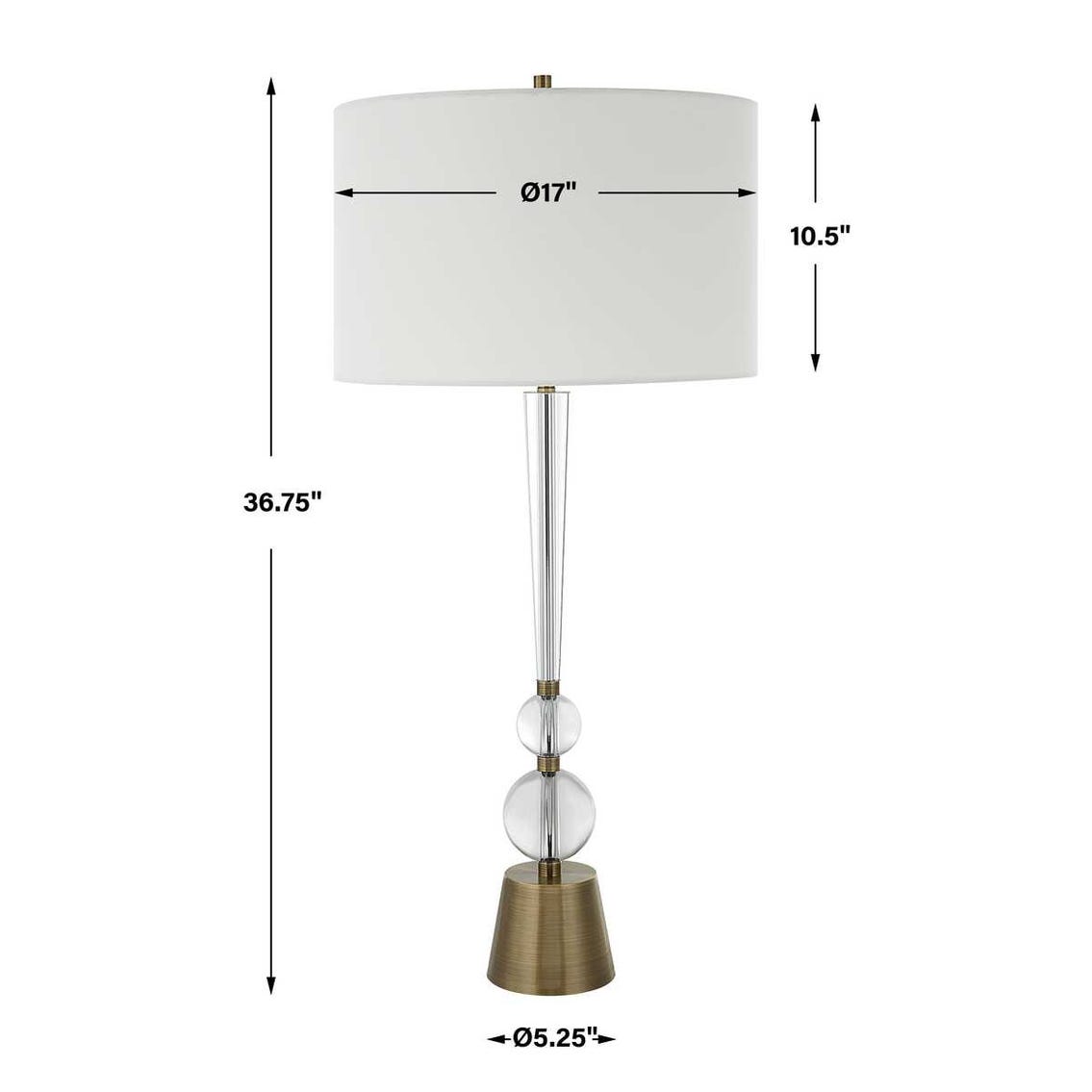 Uttermost Annily Crystal Table Lamp