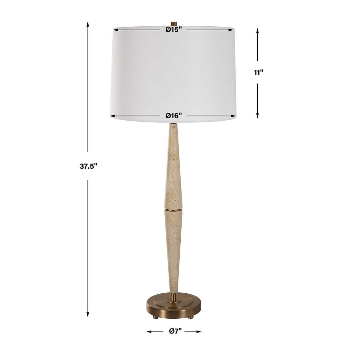 Uttermost Palu Travertine Table Lamp