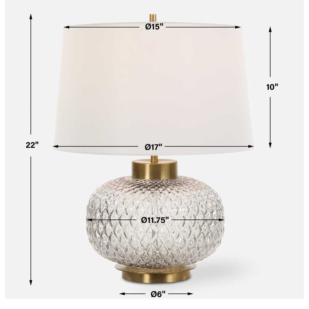 Uttermost Estelle Glass Table Lamp