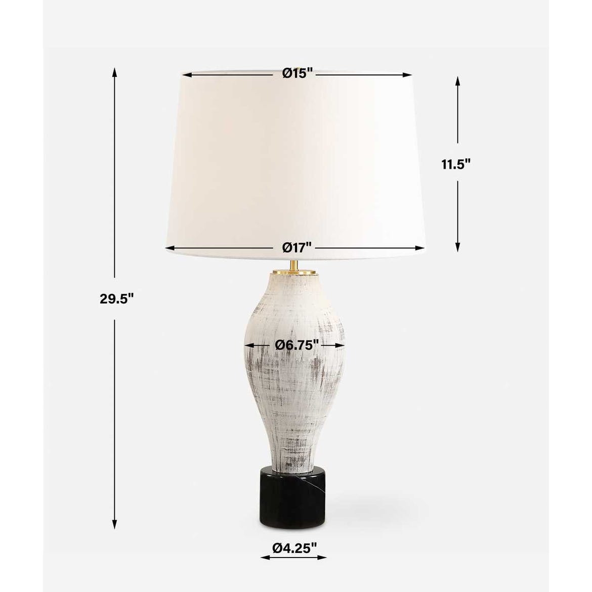 Uttermost Magdaline Rustic Table Lamp