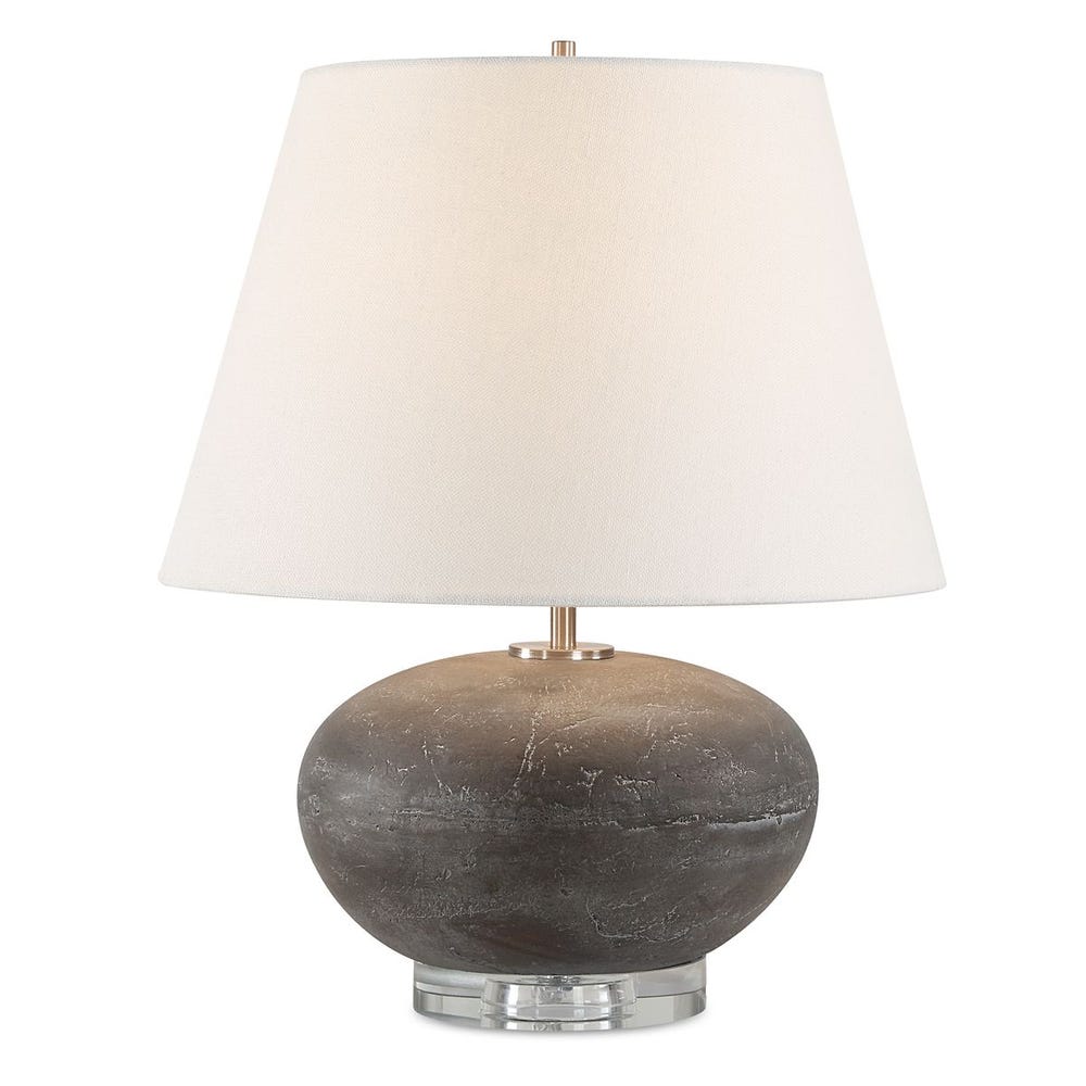 Uttermost Beckley Gray Stone Table Lamp