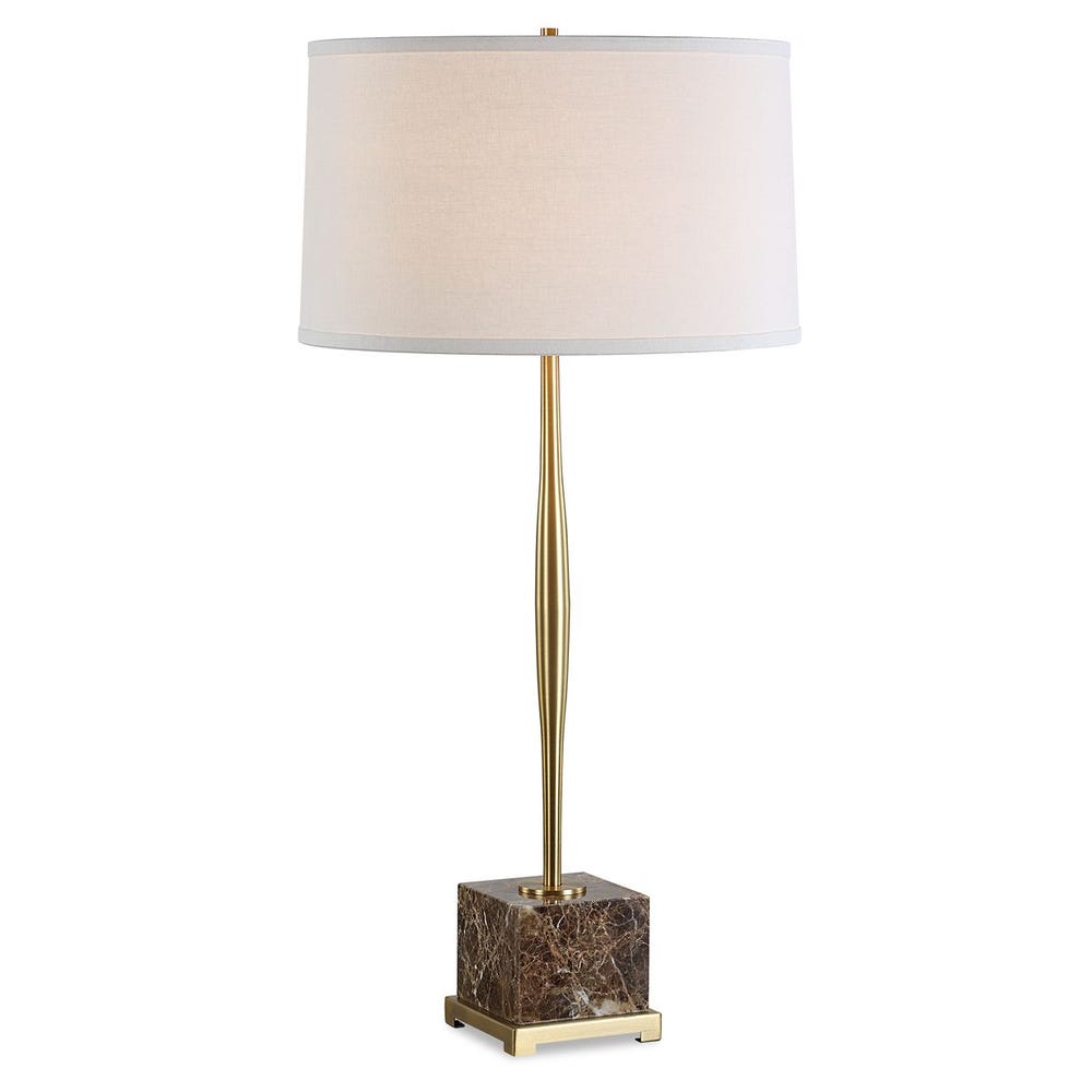 Uttermost Booker Thin Brass Table Lamp