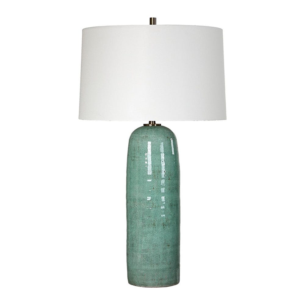 Uttermost Andale Crackled Teal Table Lamp