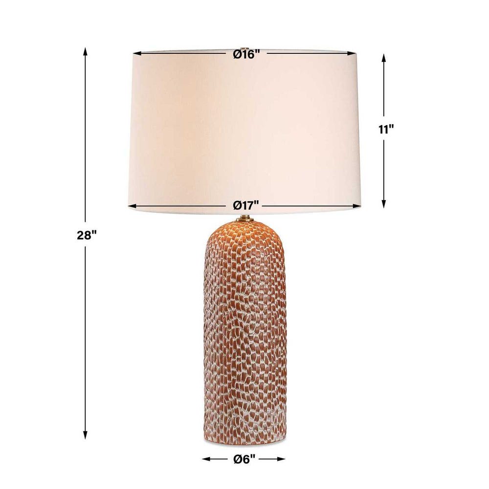 Uttermost Maclura Brown Table Lamp