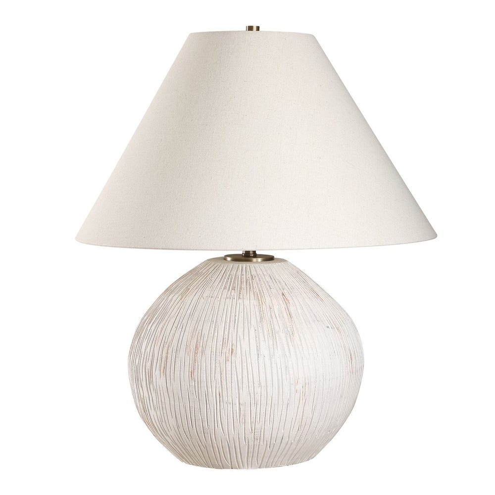 Uttermost Meryl Aged White Table Lamp by Uttermost