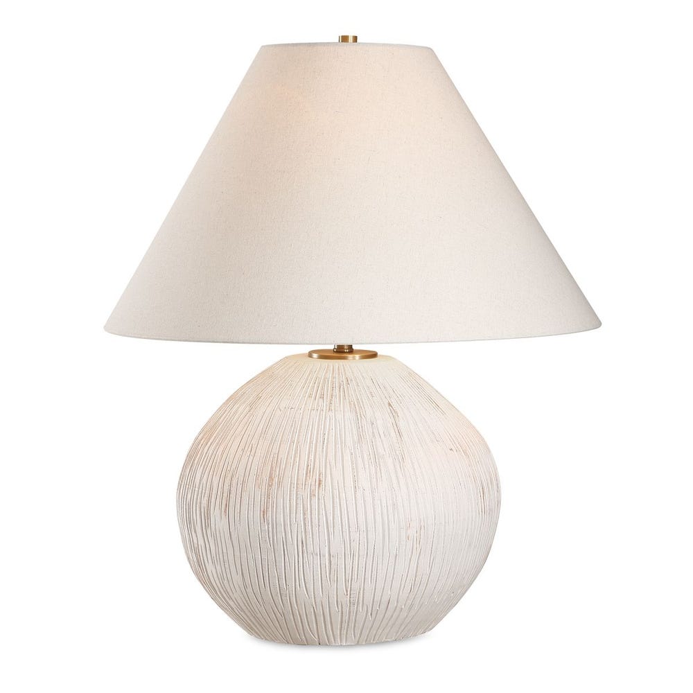 Uttermost Meryl Aged White Table Lamp by Uttermost
