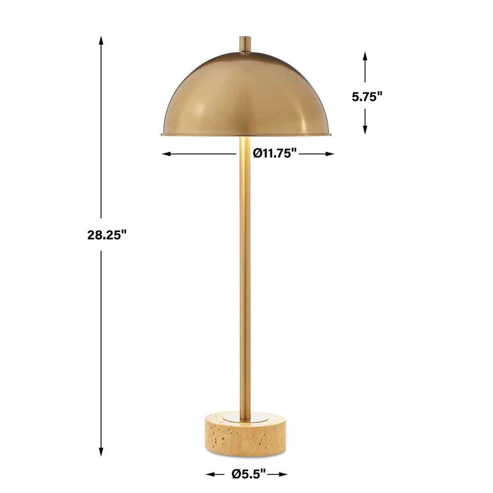 Uttermost Dunham Brass Buffet Lamp