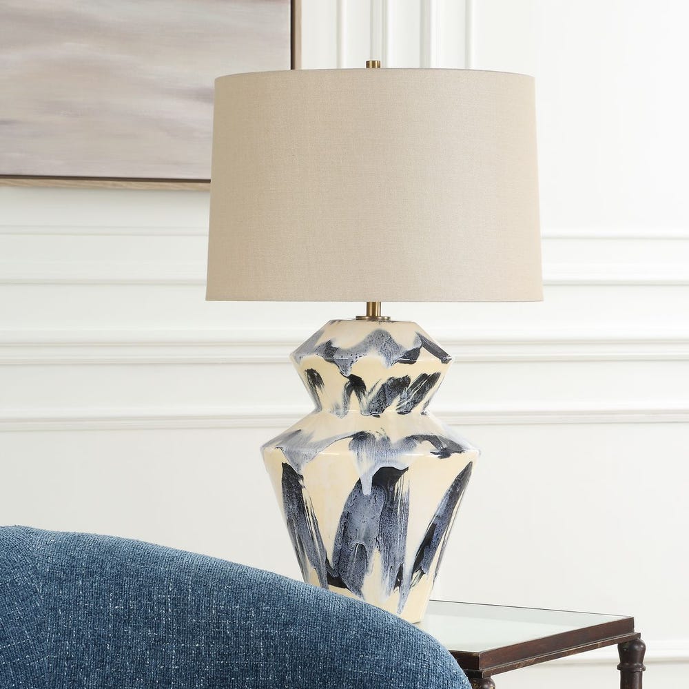 Uttermost Oranda Abstract Geometric Table Lamp