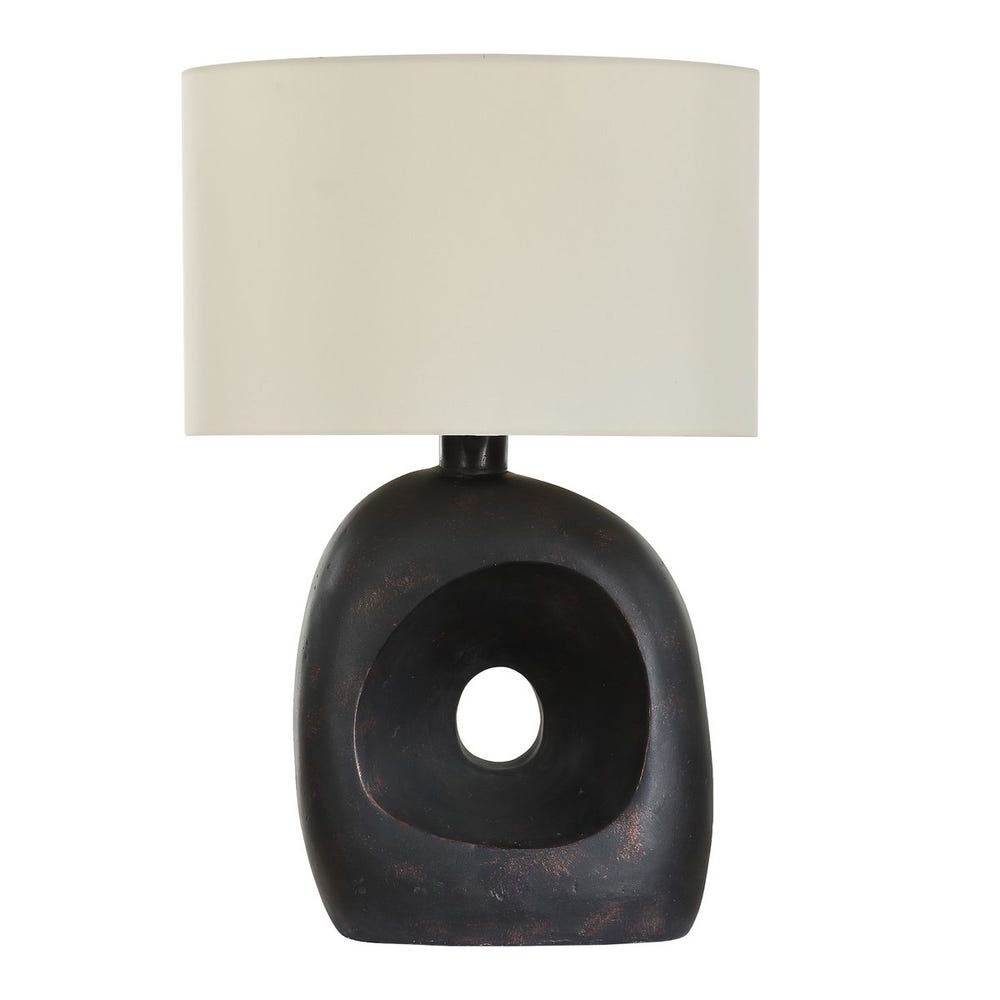 Uttermost Peephole Outdoor Bronze Table Lamp