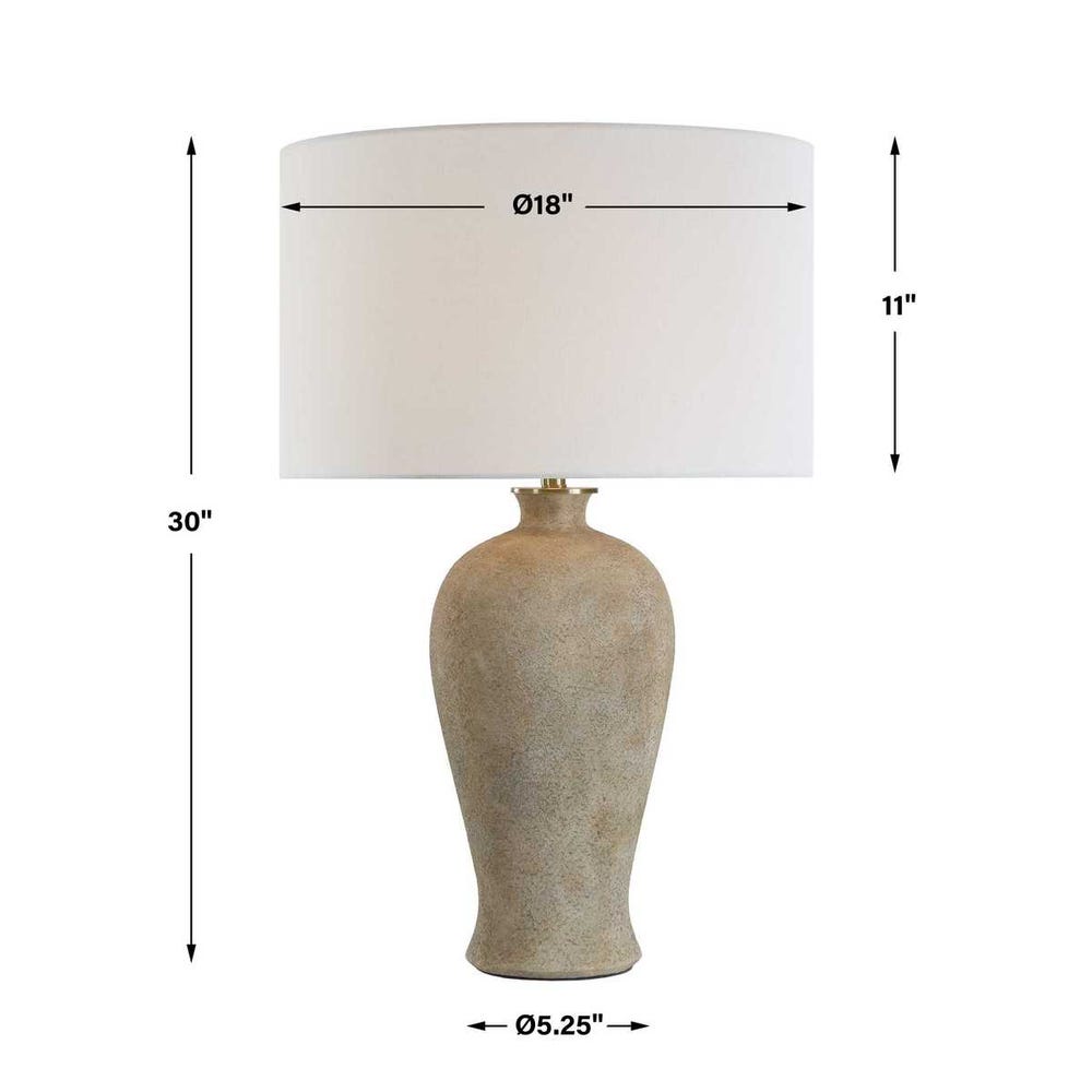 Uttermost Torres Textured Ceramic Table Lamp