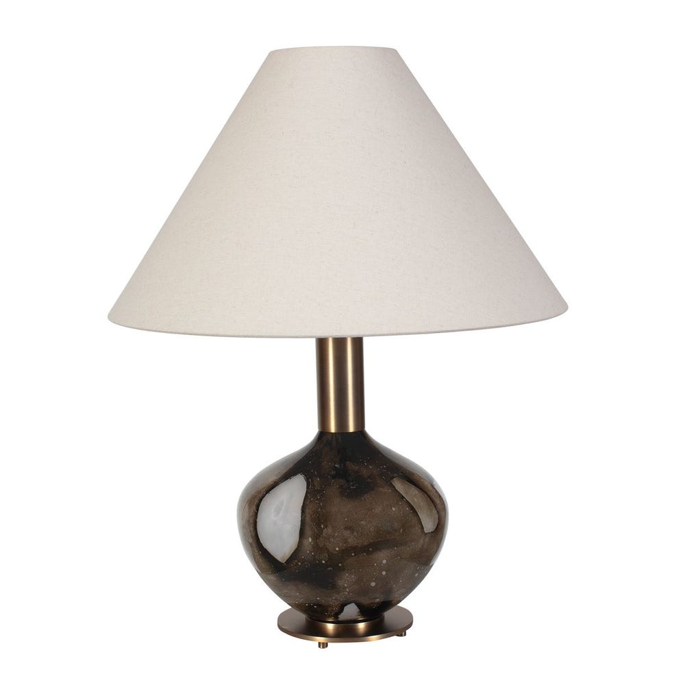 Uttermost Montagu Dark Brown Table Lamp