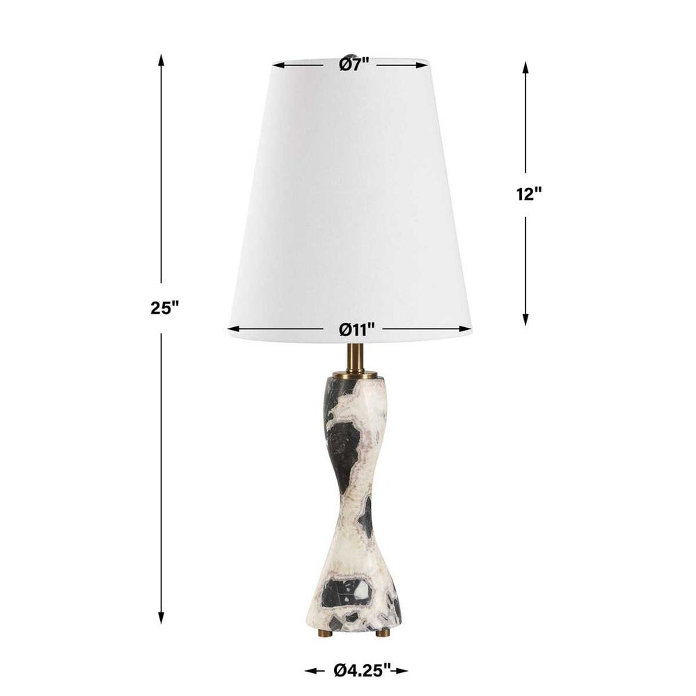 Uttermost Marcela Panda Marble Buffet Lamp