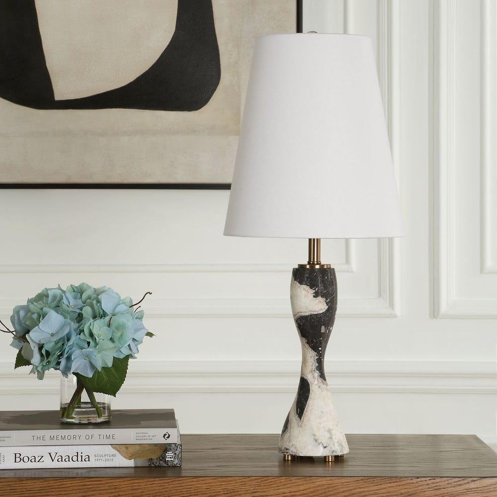 Uttermost Marcela Panda Marble Buffet Lamp